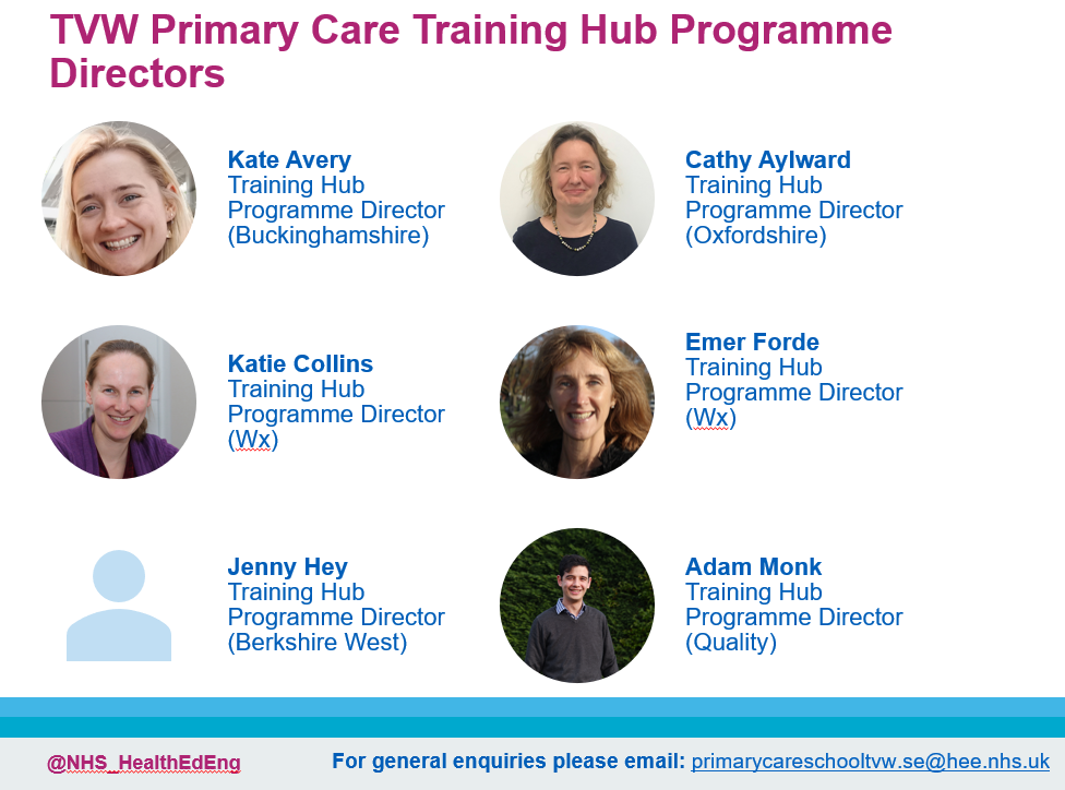 Meet the Primary Care School team